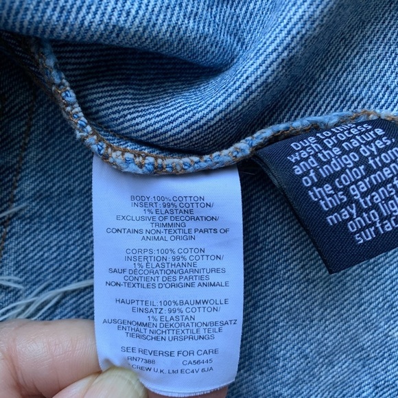 Madewell Rigid Denim A-line Mini Skirt: Pieced‎ Edition - Picture 5 of 5